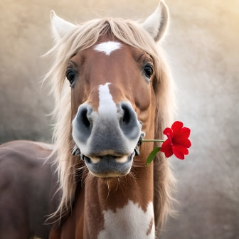 Pferd - Rose