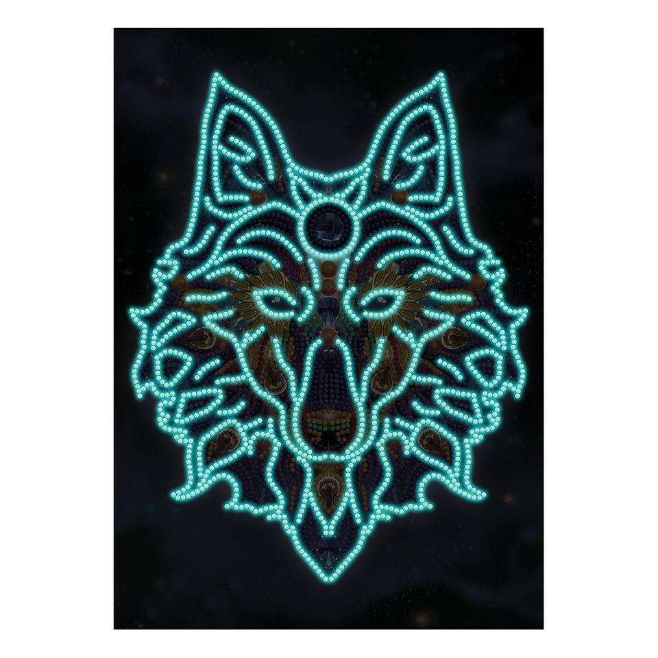Wolf Im Dunklen Leuchtend - Myth Of Asia 
