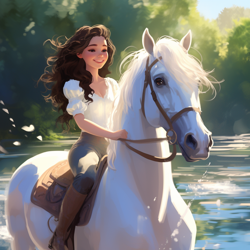 Prinzessin und das Pferd