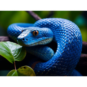 Blaue Schlange