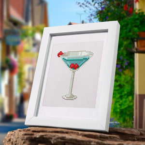 12 Mini Diamond Paintings - Cocktail-Set