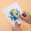 12 Mini Paintings | Fische-Set