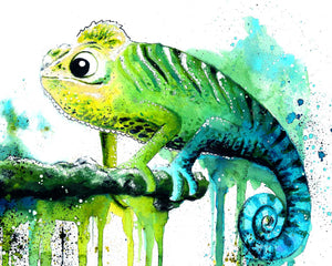 Green Chameleon - By Tiny Tami