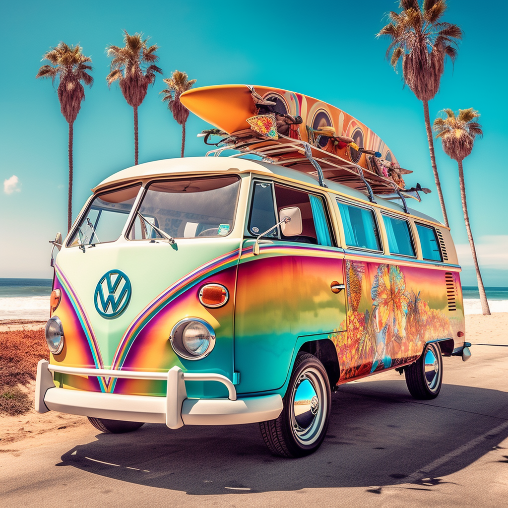 Surfboards Bus mit VW