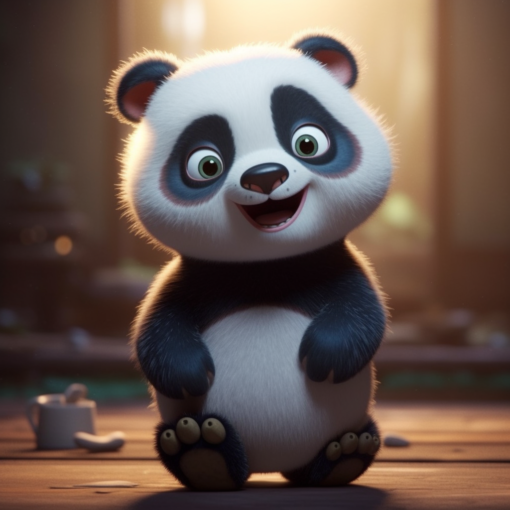 Süßer Pandabär