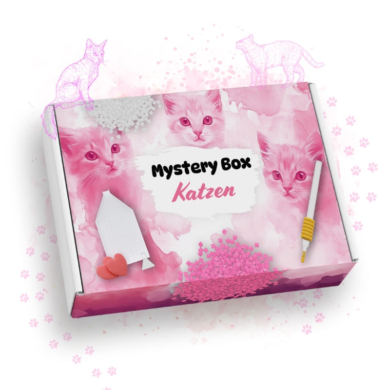 Diamond Painting Mystery Box – Katzen