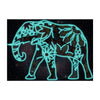 Elefant Im Dunklen Leuchtend - Myth Of Asia 