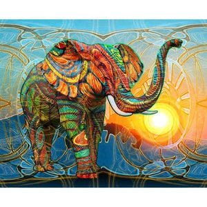 Farbiger Elefant - Myth Of Asia 