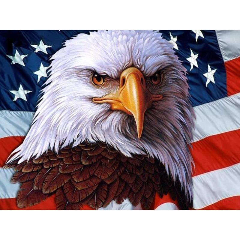 Adler - Amerikanische Flagge - Myth Of Asia 