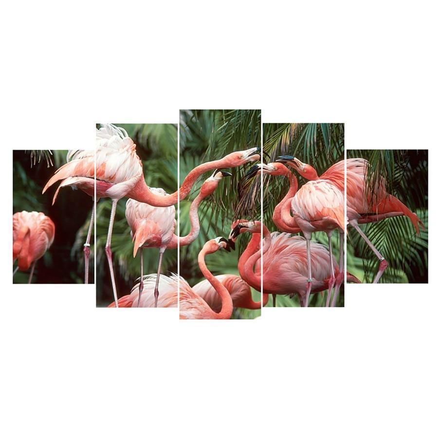 Flamingo | 5 Panels - Myth Of Asia 
